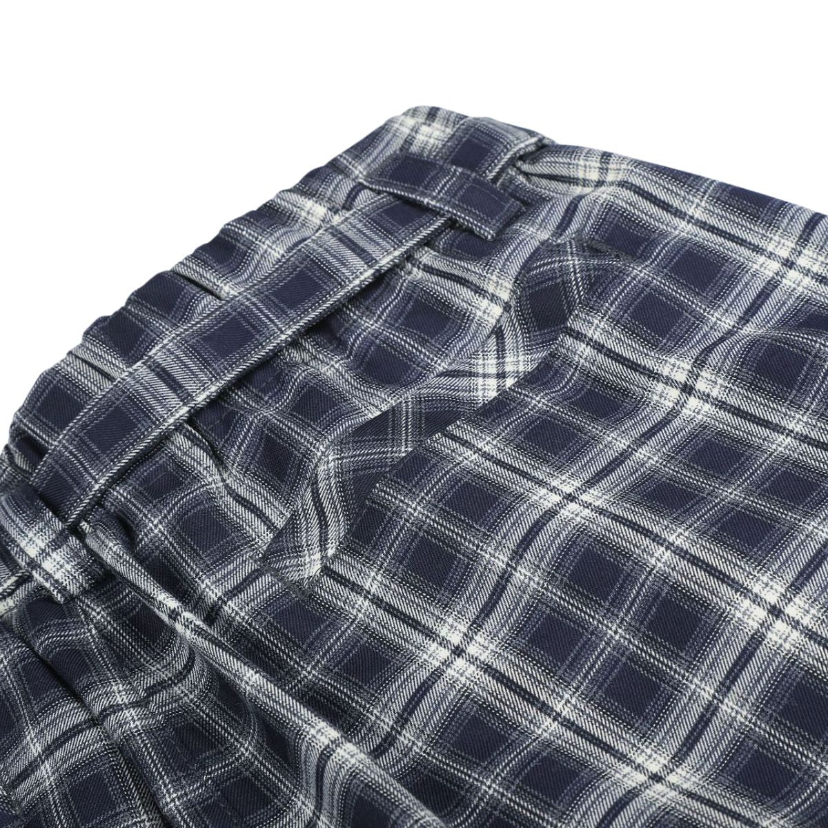 Vintage Plaid Wide Leg Casual Trousers
