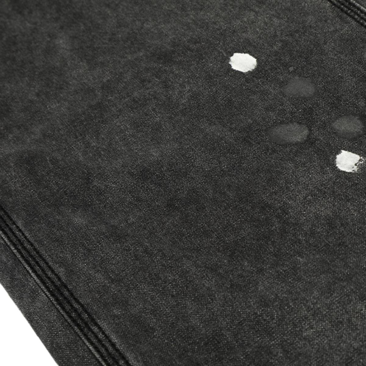 Faded Splatter-Wash GradientBaggy Wide-Leg Cargo Pants