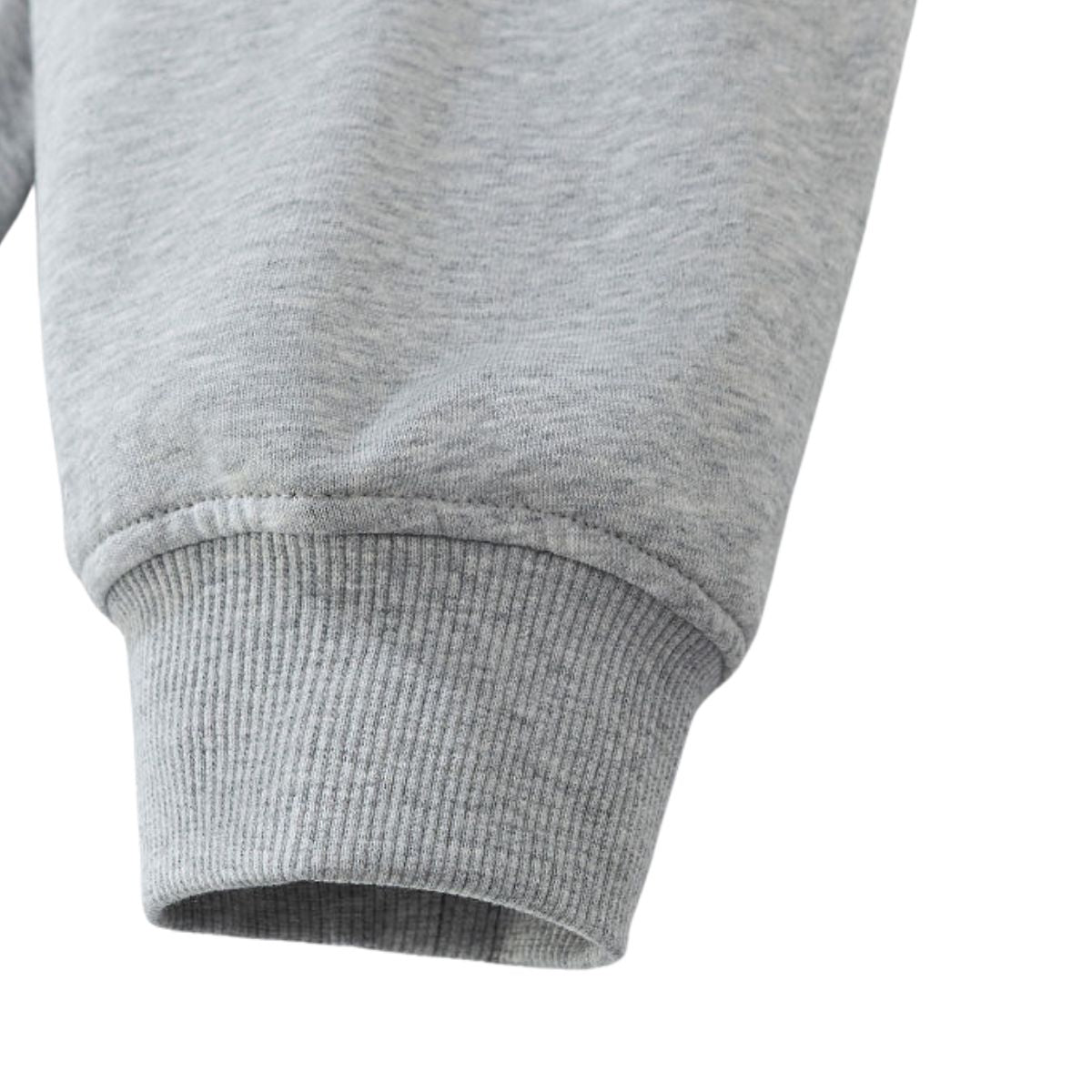 Mock Neck Drop Shoulder Sweatshirt Loose Sleeve Curved Hem