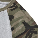 Raglan Camo Spice Girl Cropped Tee