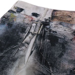 Smoke Rise Paint Splatter Streetwear Baggy Jeans