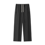 Vintage Washed Heavyweight Drawstring Wide Leg Casual Pants