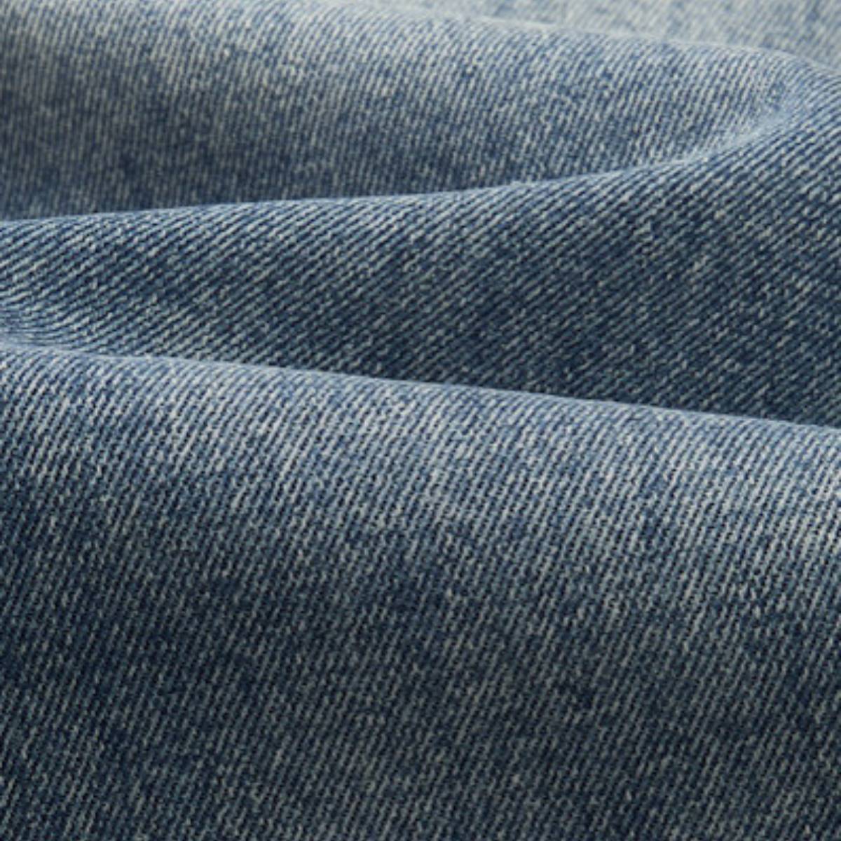 Washed Scythe Silhouette Wide Leg Denim Pants