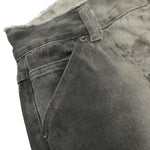 Smoke Rise Vintage Wash Raw Hem Straight-Leg Jeans