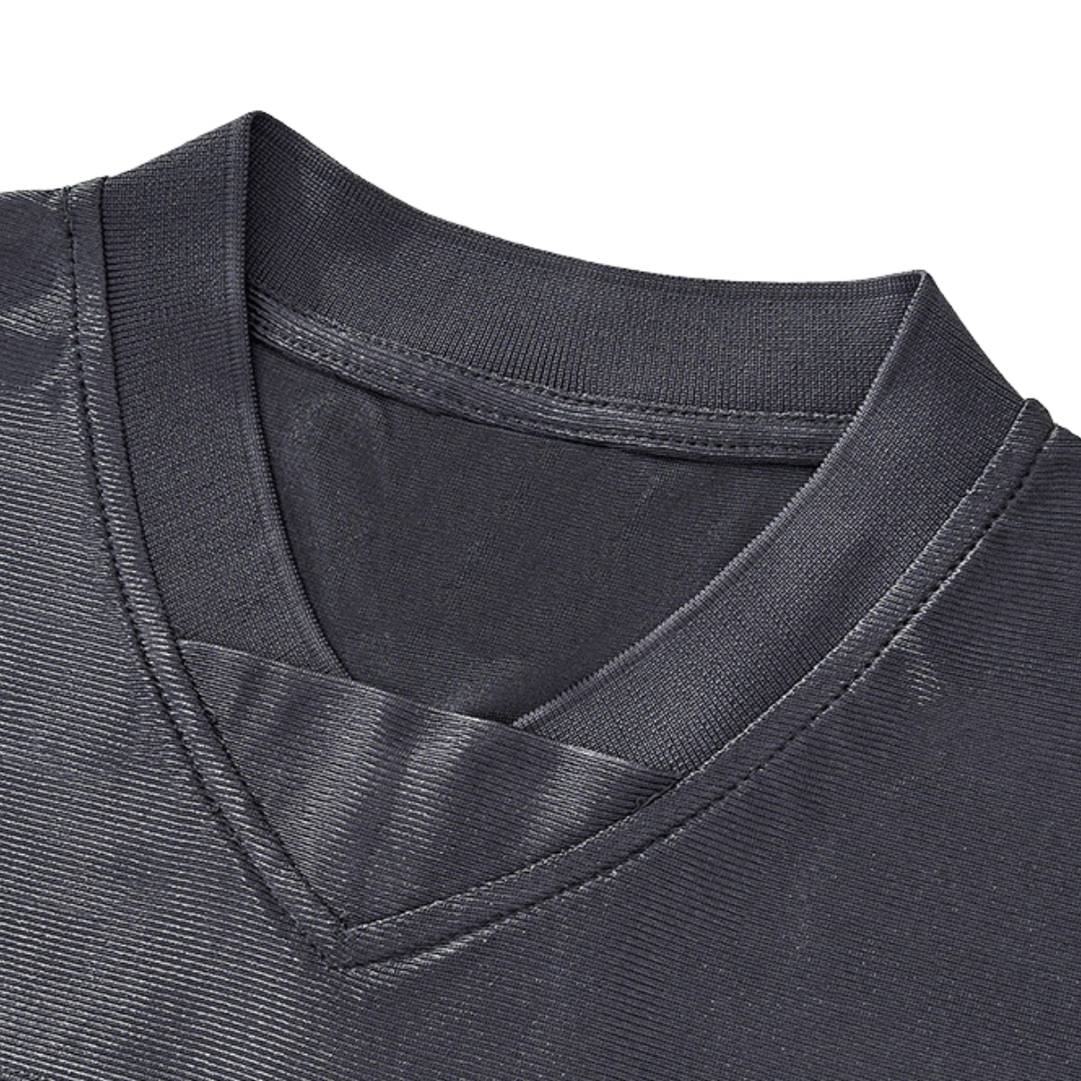 Cyber-Grunge Distressed Cutout Y2K Cropped Top