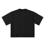 Mock Neck Oversized Vintage Tee
