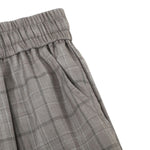 Vintage Plaid Wide Leg Drape Trousers