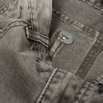 Men's Washed Vintage Curved Denim Loose Wide Leg Street Pants