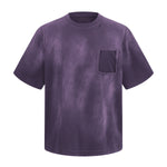 Tie Dye Pocket Oversized Cotton Streetwear T-Shirt