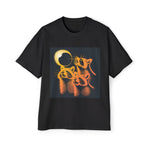 Raccoons Howl Total Solar Eclipse Graphic Tee-INNBLAC Fashion Apparel