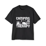 Camping Is My Therapy Graphic Tee-INNBLAC Fashion Apparel