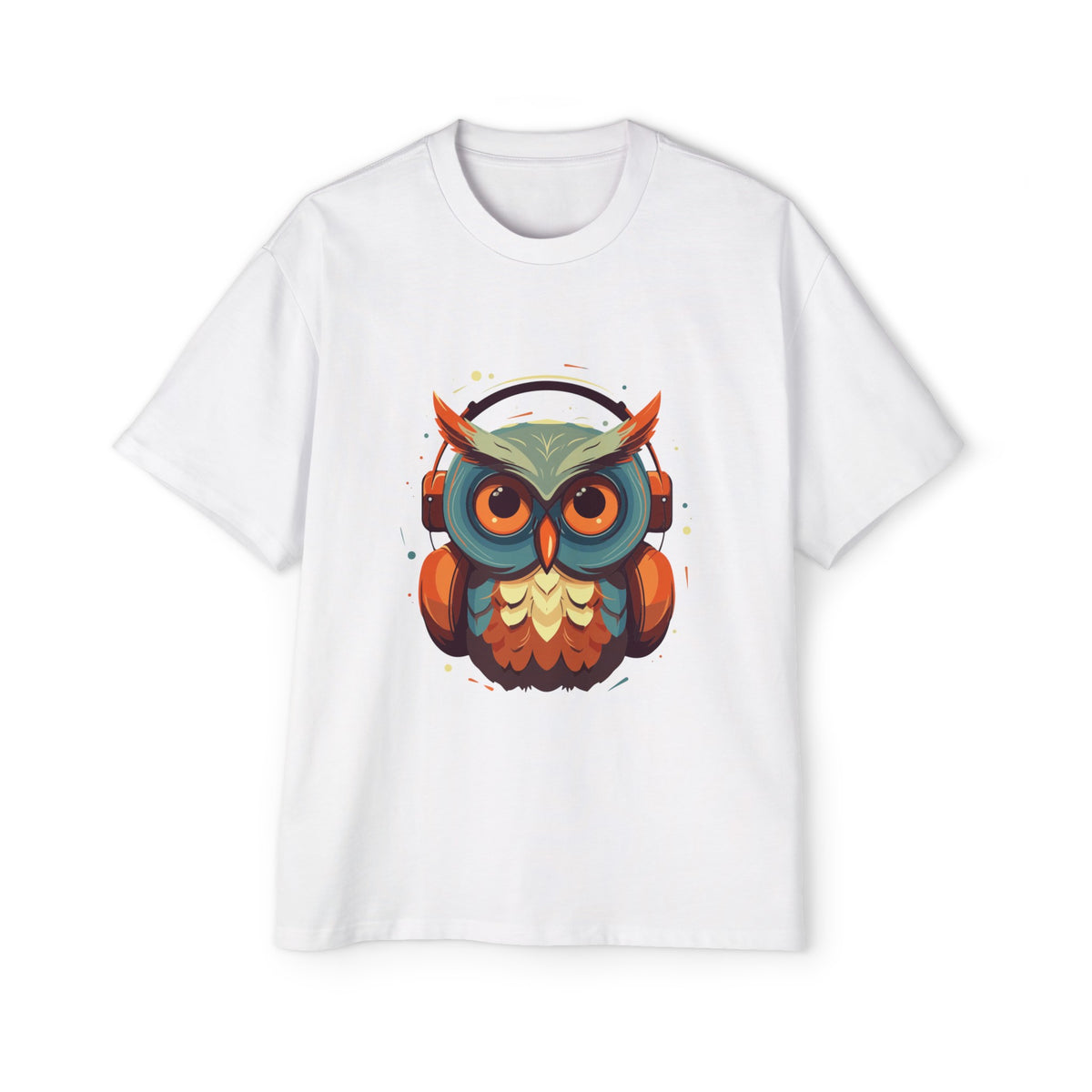 Owl Music Lover Vintage Graphic Tee-INNBLAC Fashion Apparel