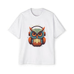 Owl Music Lover Vintage Graphic Tee-INNBLAC Fashion Apparel