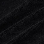 Black Stone Wash Sweatshirt Cardigan