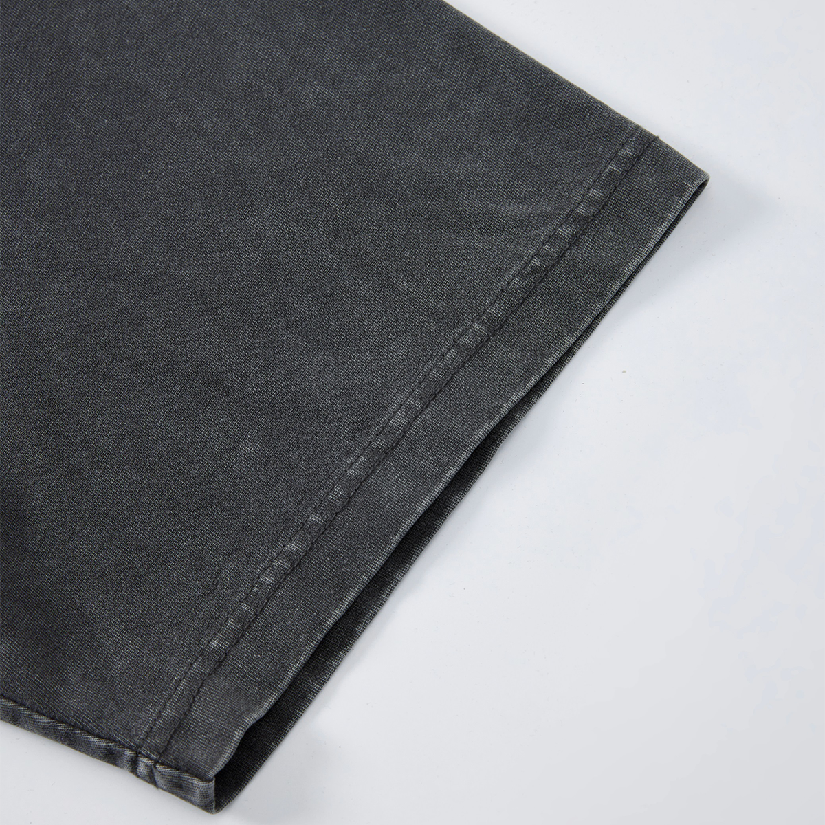 Vintage Washed Oversized Metal Rivet Neckline Tee