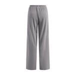 Women's Relaxed Straight Leg Ribbed Trousers