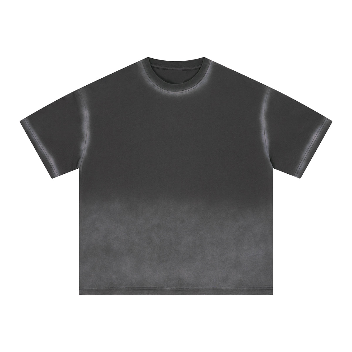Bold Gradient Fade Oversized Design T-Shirt