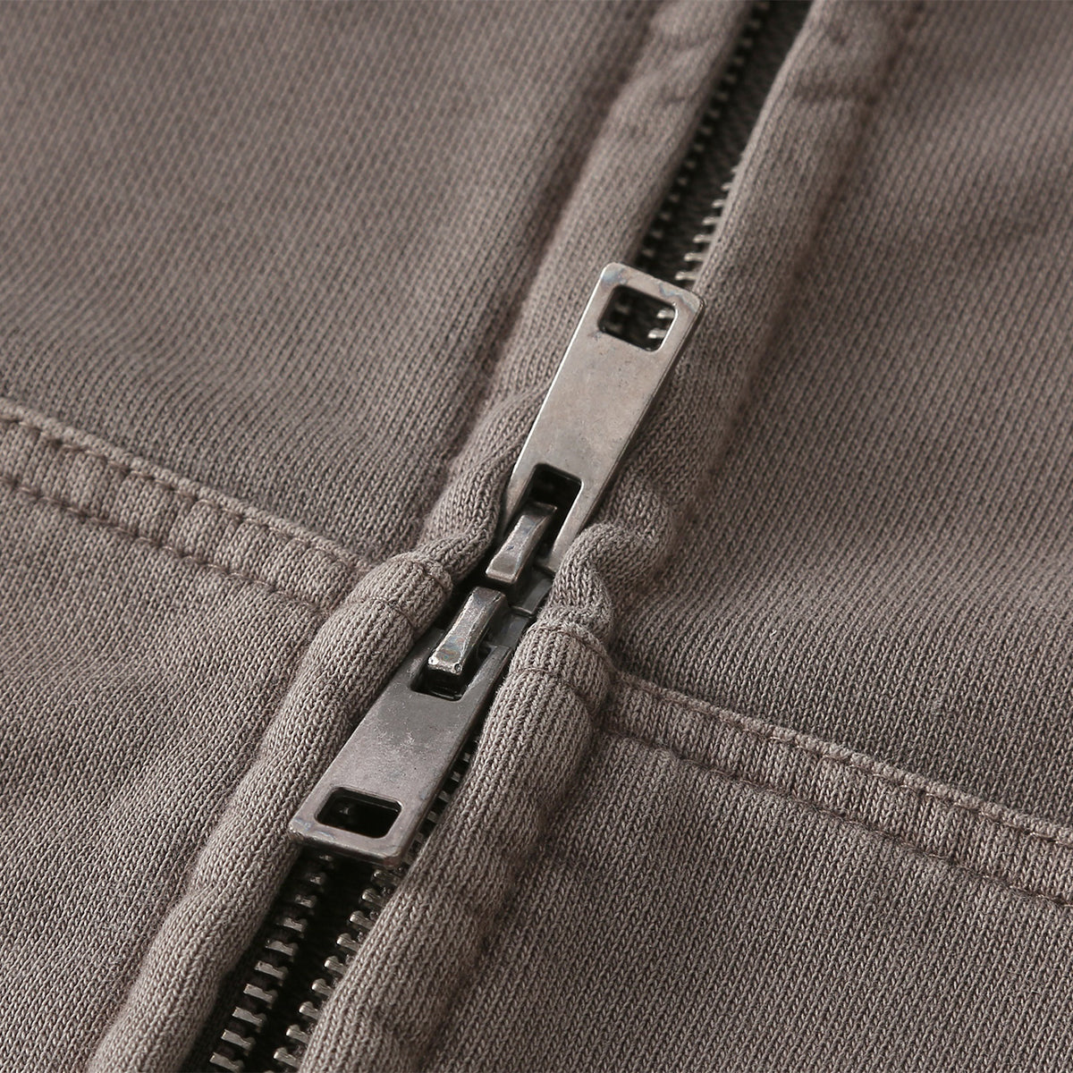 Heavyweight Washed Cotton Boxy Hoodie