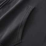 Unisex Full-Zip Fleece Layered Hood Hoodie