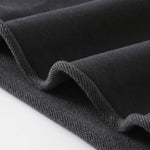 Ruched Waist Cotton Cropped Hoodie