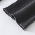 Ruched Waist Cotton Cropped Hoodie
