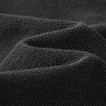 Ruched Waist Cotton Cropped Hoodie