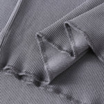 Women's Relaxed Straight Leg Ribbed Trousers