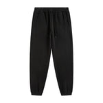 Solid Color Plush Lining Joggers-INNBLAC Fashion Apparel