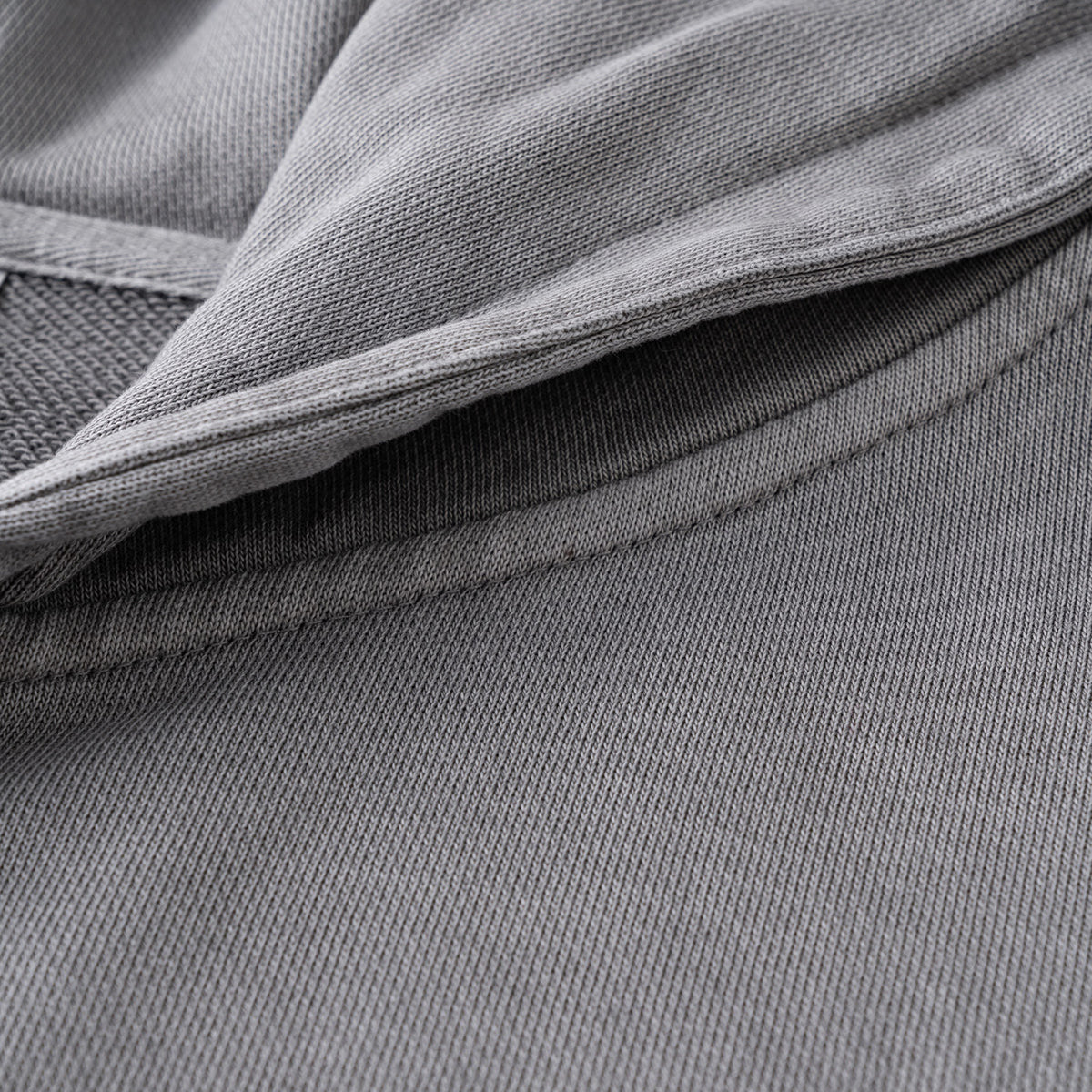 Heavyweight Washed Cotton Zip-Up Hoodie