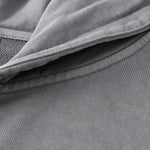 Heavyweight Washed Cotton Zip-Up Hoodie