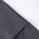 Relaxed Fit Solid Color Polo Neck Sweatshirt