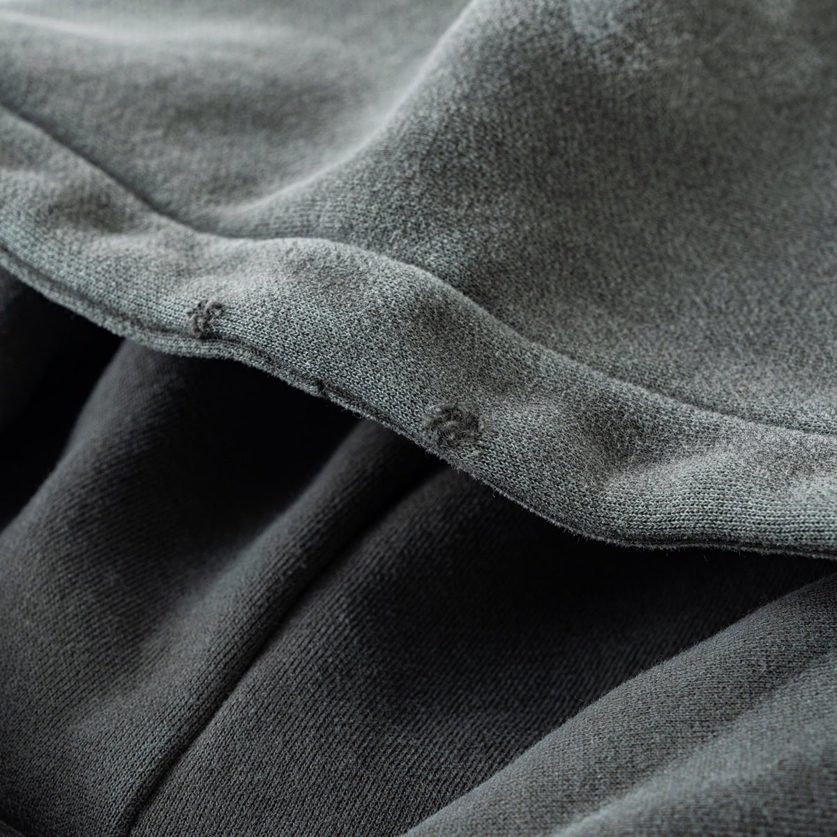 Distressed Edge Painted Graphic Washed Hoodie