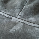 Distressed Edge Painted Graphic Washed Hoodie