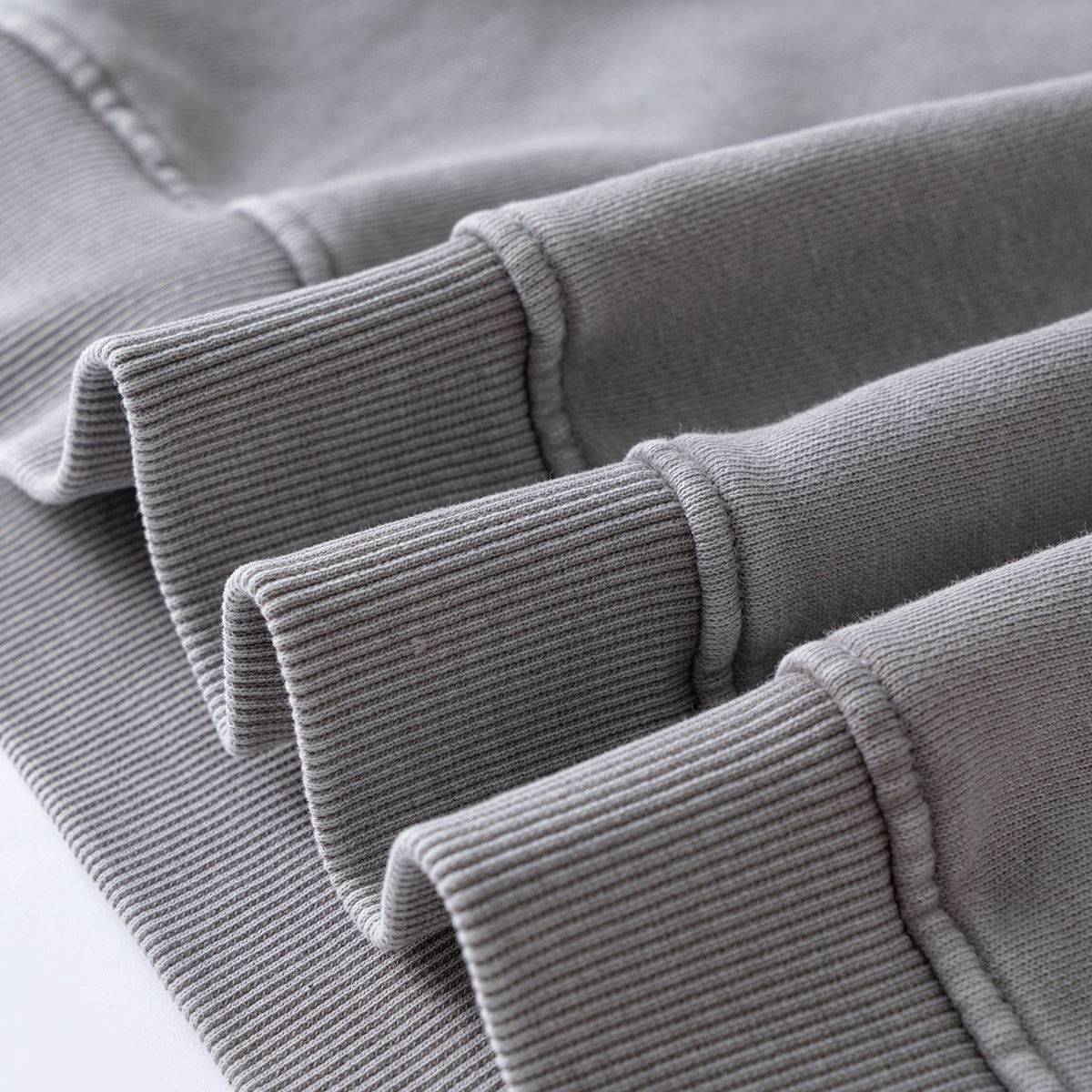 Two-Layer Sleeve Acid Washed Cotton Hoodie