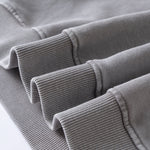 Two-Layer Sleeve Acid Washed Cotton Hoodie