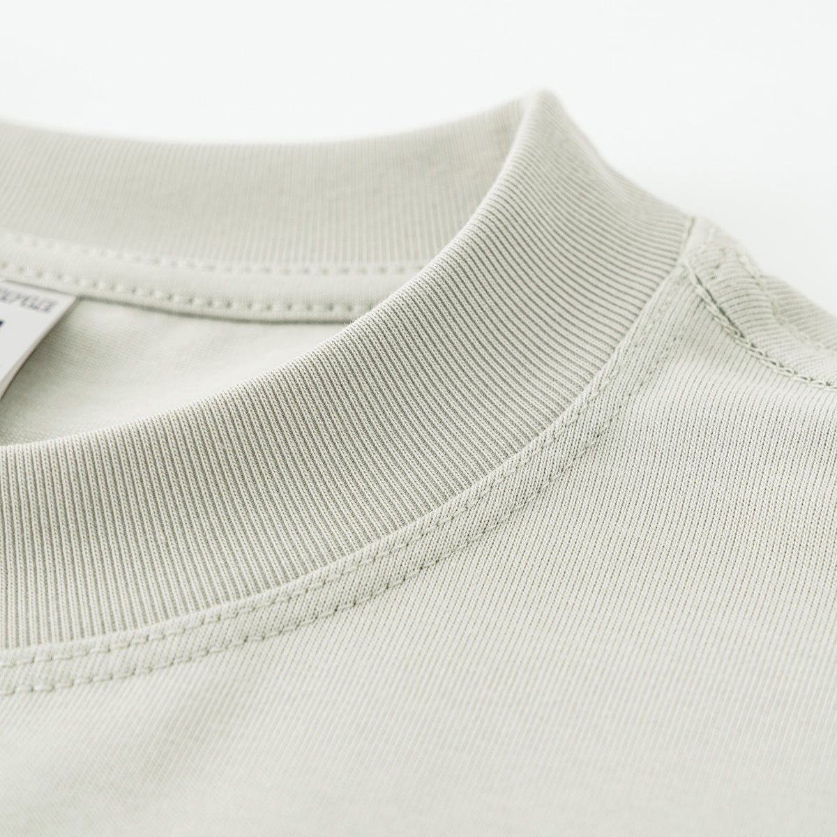 Solid Color Crew Neck Cotton T Shirt 7.6oz-INNBLAC Fashion Apparel