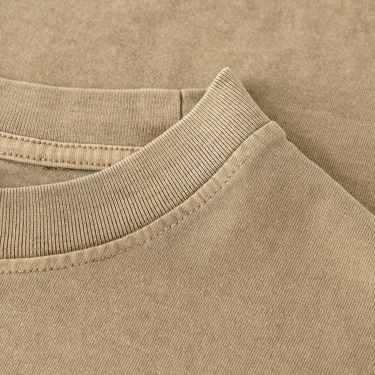 Heavyweight Washed Raw Edge Tee 8oz