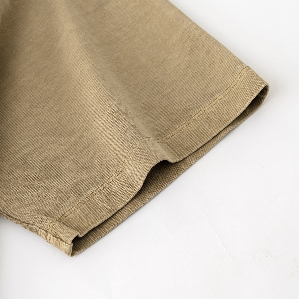 Heavyweight Washed Raw Edge Tee 8oz