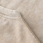 Distressed Raw Edge Washed T Shirt 8oz