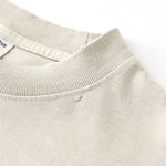 Camiseta lavada y desgastada de peso pesado de 9.3 oz