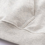 Double-Slider Zipper Solid Color Hoodie