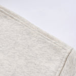 Double-Slider Zipper Solid Color Hoodie