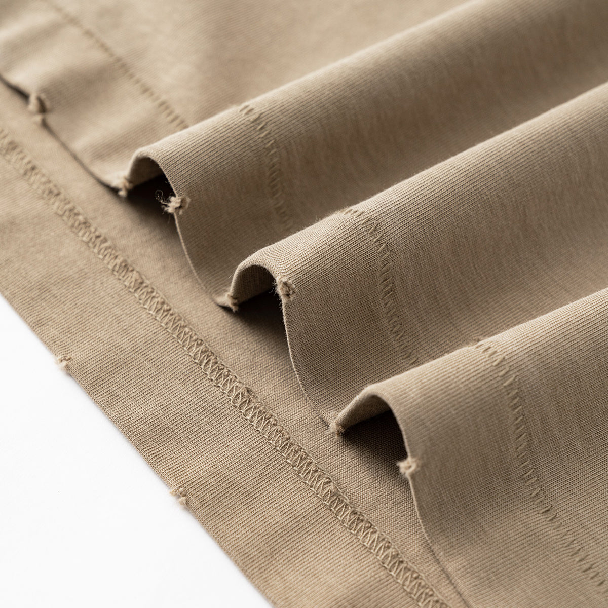 Acid Washed Distressed Reverse Tee 8oz