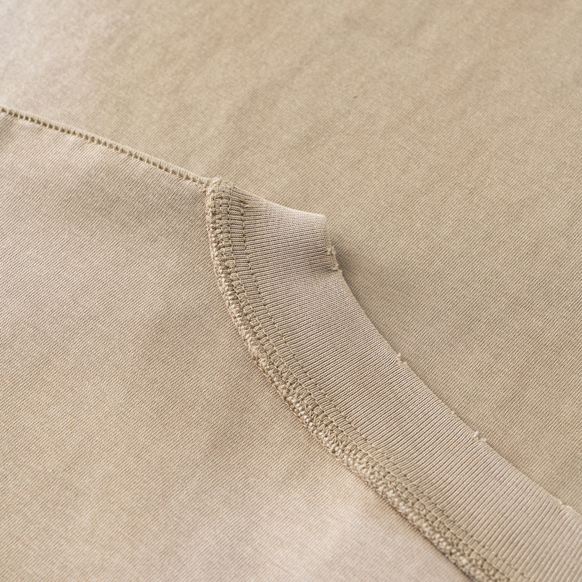 Acid Washed Distressed Reverse Tee 8oz