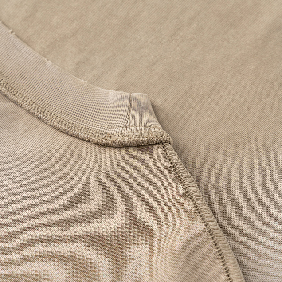 Acid Washed Distressed Reverse Tee 8oz