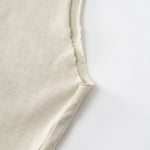 Camiseta sin mangas con borde reverso sin rematar de 8 oz