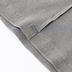 Fitted Rib-Knit V Neck T-Shirt 8.2oz