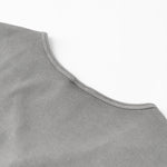 Camiseta Henley de canalé de manga corta de 8 oz