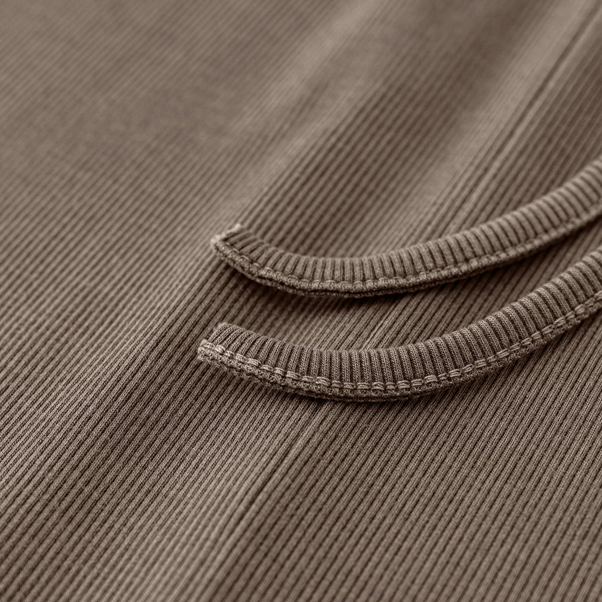 Falda larga maxi acanalada para mujer