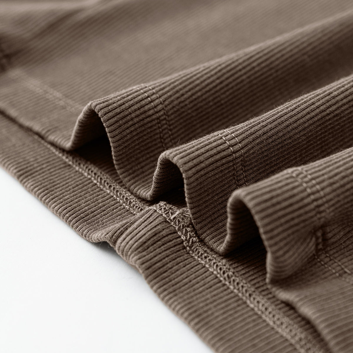 Falda larga maxi acanalada para mujer